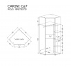 Rendszer "CARINI" CA7 - Szín: nash tölgy