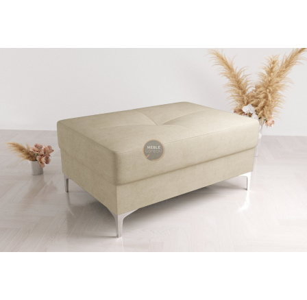 PUFA Z POJEMNIKIEM 100x55 CM - Odcienie beżu