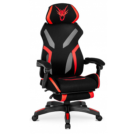 Fotel Obrotowy Gamingowy MAXIMO Czarny/Czerwony