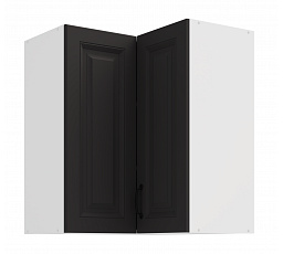 Felső sarokszekrény STELLO - 60x60 GN-72 2F (90°), Fehér/Grafit