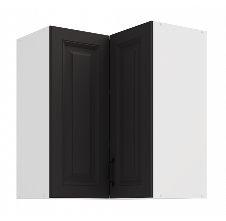 Felső sarokszekrény STELLO - 60x60 GN-72 2F (90°), Fehér/Grafit