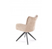 Forgó étkezőszék K540, Bézs/Fekete