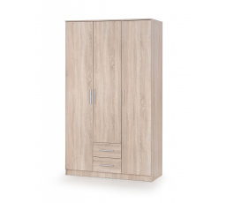 LIMA S-3 ruhásszekrény, sonoma tölgy