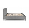MODULO W2 160 ágy - Fejvég, Szürke Monolith 85