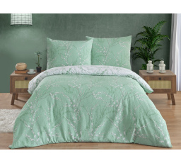 Povlečení krep 140x200, 70x90cm Aspen tree nitěný knoflík