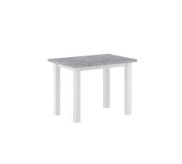 Beton/fehér asztal 70x100 MONTE