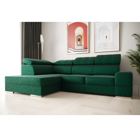 NAROŻNIK ROYAL I 260×185 - lewa , Odcienie zieleni