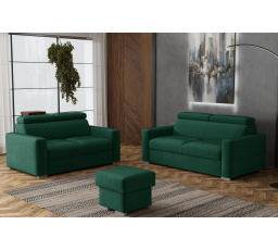 Sedací souprava Petrit 3+2+taburet Kronos zelená