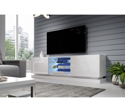 TV komód QIU 200, Fényes fehér