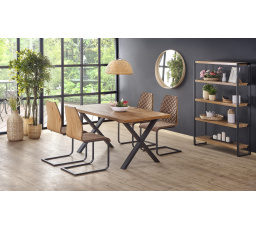 Étkezőasztal XAVIER, világos tölgy