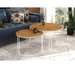 Konferenciasztal 2 az 1-ben ETTA Fehér+Artisan