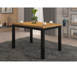 OLAF 2 dohányzóasztal 120x80 Artisan+Fekete Matt