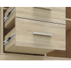 CASTEL 09 sonoma jasna/MDF sonoma trufel - komoda