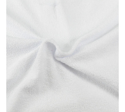 Froté prostěradlo bílé 180x200 cm na vysokou matraci 220g/m2