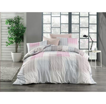 Povlečení bavlna 140x200, 70x90cm Granada pink hotelový uzávěr