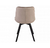 MONTI VELVET forgó étkezőszék, Sötét Bézs Bluvel 40/Fekete