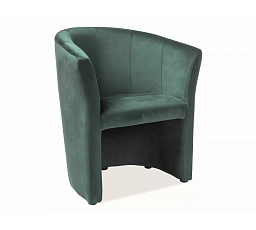 TM-1 VELVET fotel, Zöld Bluvel 78/Wenge