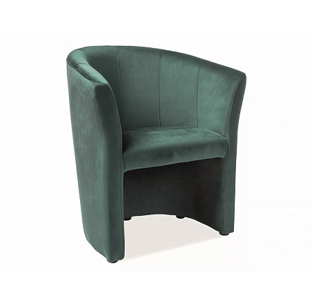 TM-1 VELVET fotel, Zöld Bluvel 78/Wenge