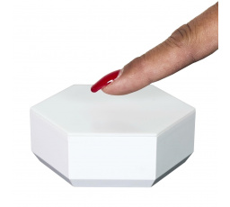 2 darabos hatszögletű fali lámpa készlet, 8,5x7,5 cm