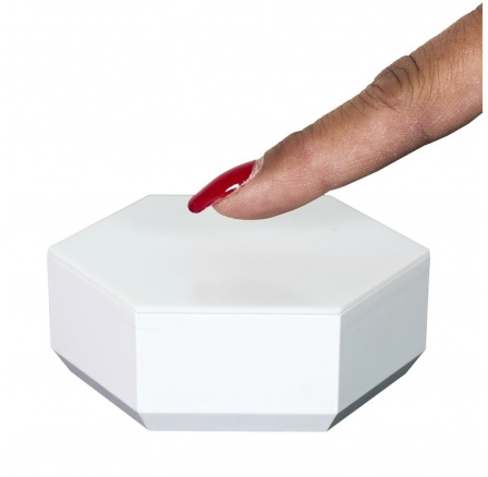 2 darabos hatszögletű fali lámpa készlet, 8,5x7,5 cm