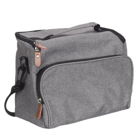 Szürke Zippi ebédhordó táska