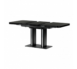 Jídelní stůl rozkládací 120-160x80 cm, mdf, černá, HT-D1926 BK