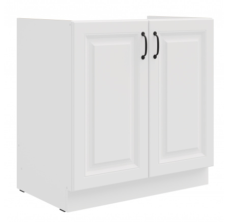 Dolní skřínka STELLO - 80 ZL 2F BB, Bílá/Bílá