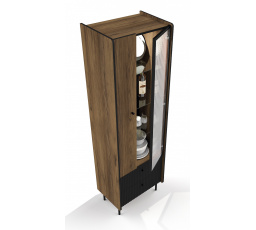 PRESTIGO Vitrin - P3, Warmia dió/San Sebastian/Fekete matt