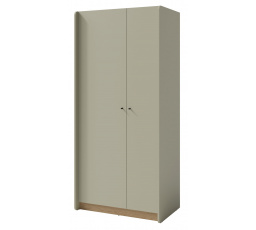 Sarok ruhásszekrény ALESSIO AE 3, Eukaliptusz/Baltic Dune Tölgy