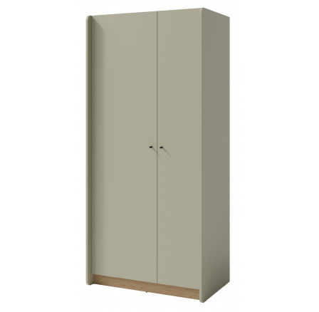 Sarok ruhásszekrény ALESSIO AE 3, Eukaliptusz/Baltic Dune Tölgy