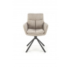 Forgó étkezőszék K495, Bézs/Fekete