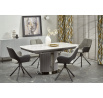 ROBINSON étkezőasztal, bézs márvány hatás/cappuccino/fekete