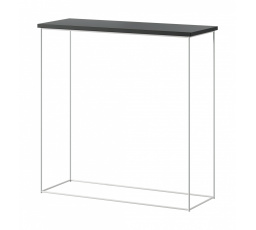 Konzol Milan Fehér+Fekete