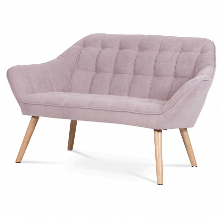 Dvoumístná pohovka, růžová, látka, AK-322 PINK2