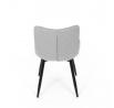 Jídelní židle, šedá, látka, HC-462 SIL2