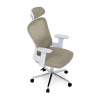 Kancelářská židle, houpací mechanismus, béžová síťovina, KA-K2031 BGE