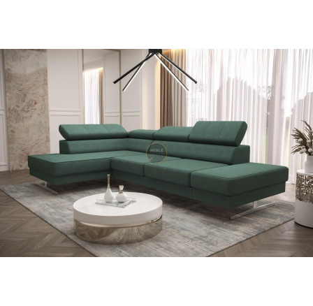 NAROŻNIK EMPORIO MINI 300x180 - lewa , Wybierz własny kolor - Zapisz swój wybór - Galeria tkanin poniżej