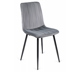 Krzesło IBIS Szare Welurowe