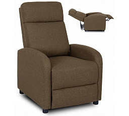 Fotel Rozkładany DANNY Brązowy