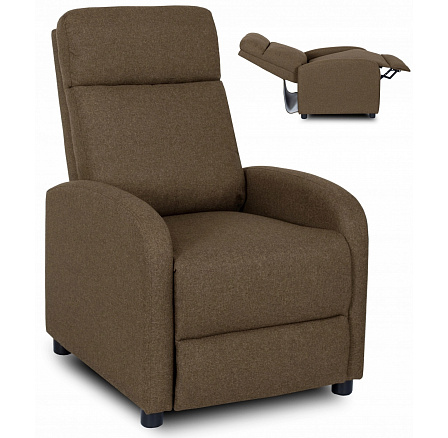 Fotel Rozkładany DANNY Brązowy