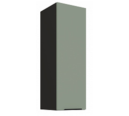 Horní skříňka ARIA - 30 G-90 1F, Černá/Aquamarine