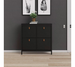 Botník REAL 79665, Černý