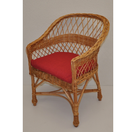 Křeslo Rudnik - polstr vínový melír