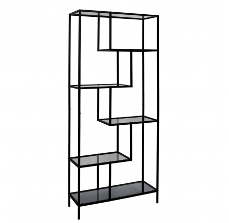 Edison fekete polc L