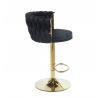 H4-FX bárszék, fekete / arany