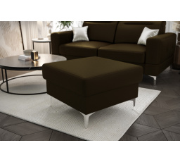 PUFA MALIBU 70X70 CM SKÓRA NATURALNA L-10 (oliwkowy brąz) - szybka wysyłka