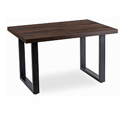 Stół TOMAS Rozkładany 130-230 cm Orzech/Czarny