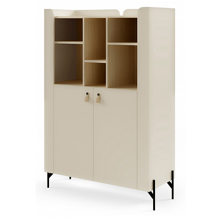 SALERNO SA-4 polc, Macadamia/Mavelie Tölgy