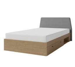 ALESSIO AE 13 L/P ágy, Eukaliptusz/Baltic Dune Tölgy