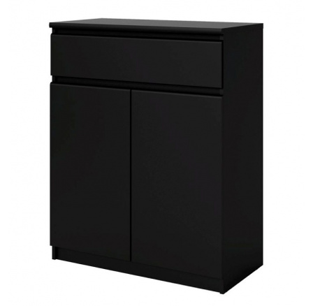 Komoda SIMPLICITY 075 Černý mat